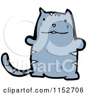 Cartoon Of A Cat Royalty Free Vector Illustration