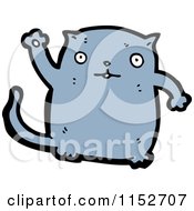 Cartoon Of A Cat Royalty Free Vector Illustration