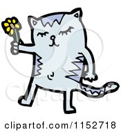 Cartoon Of A Cat Royalty Free Vector Illustration