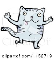 Cartoon Of A Cat Royalty Free Vector Illustration