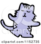 Cartoon Of A Cat Royalty Free Vector Illustration