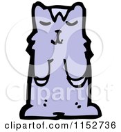 Cartoon Of A Cat Royalty Free Vector Illustration