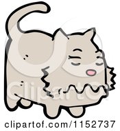 Cartoon Of A Cat Royalty Free Vector Illustration