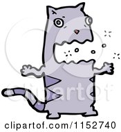 Cartoon Of A Cat Royalty Free Vector Illustration