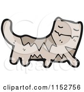 Cartoon Of A Cat Royalty Free Vector Illustration