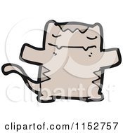 Cartoon Of A Cat Royalty Free Vector Illustration