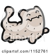 Cartoon Of A Cat Royalty Free Vector Illustration