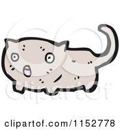 Cartoon Of A Cat Royalty Free Vector Illustration