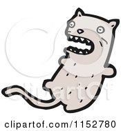 Cartoon Of A Cat Royalty Free Vector Illustration