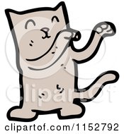 Cartoon Of A Cat Royalty Free Vector Illustration