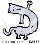 Cartoon Of A Cat Royalty Free Vector Illustration