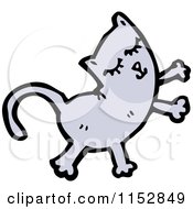 Cartoon Of A Cat Royalty Free Vector Illustration