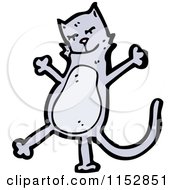 Cartoon Of A Cat Royalty Free Vector Illustration