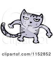 Cartoon Of A Cat Royalty Free Vector Illustration