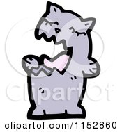 Cartoon Of A Cat Royalty Free Vector Illustration