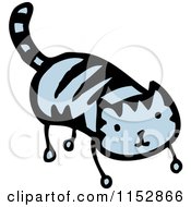 Cartoon Of A Cat Royalty Free Vector Illustration