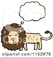 Poster, Art Print Of Thinking Lion