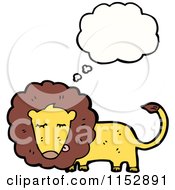 Poster, Art Print Of Thinking Lion