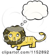 Poster, Art Print Of Thinking Lion