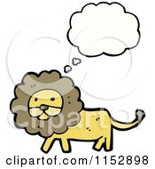 Poster, Art Print Of Thinking Lion