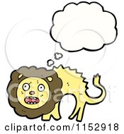 Poster, Art Print Of Thinking Lion