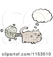 Poster, Art Print Of Thinking Farting Cat