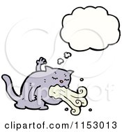 Poster, Art Print Of Puking Thinking Cat