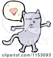 Poster, Art Print Of Cat Talking About Love