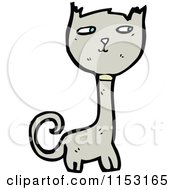 Cartoon Of A Cat Royalty Free Vector Illustration