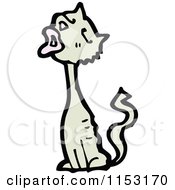 Cartoon Of A Cat Royalty Free Vector Illustration