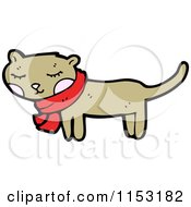 Poster, Art Print Of Cat Wearing A Scarf