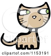 Cartoon Of A Cat Royalty Free Vector Illustration