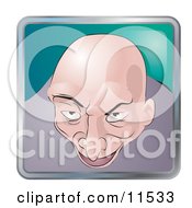People Internet Messenger Avatar Of A Creepy Bald Man