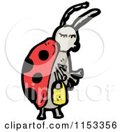 Cartoon Of A Ladybug Royalty Free Vector Illustration
