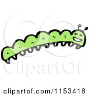 Poster, Art Print Of Green Caterpillar