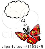 Poster, Art Print Of Butterfly Thinking