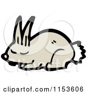 Cartoon Of A Rabbit Royalty Free Vector Illustration