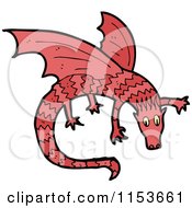 Poster, Art Print Of Red Dragon