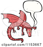 Poster, Art Print Of Talking Red Dragon