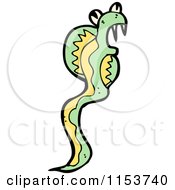 Poster, Art Print Of Green Cobra Snake