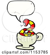 Poster, Art Print Of Talking Snake In A Cup