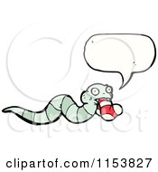 Poster, Art Print Of Talking Snake Eating A Sock