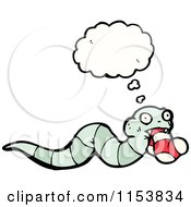 Poster, Art Print Of Thinking Snake Eating A Sock
