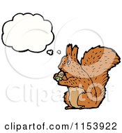 Poster, Art Print Of Thinking Squirrel