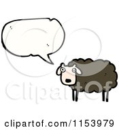 Poster, Art Print Of Talking Black Sheep