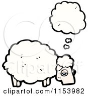 Poster, Art Print Of Thinking Sheep