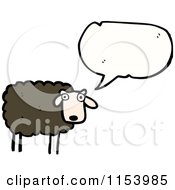 Poster, Art Print Of Talking Black Sheep