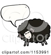 Poster, Art Print Of Talking Black Sheep