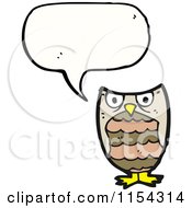 Poster, Art Print Of Talking Owl