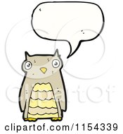 Poster, Art Print Of Talking Owl